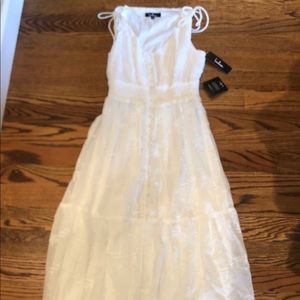 Lulu floor length white dress